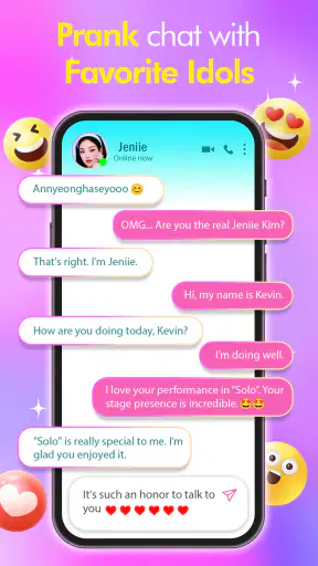 Celebs Prank Call & Fake Chat screenshot