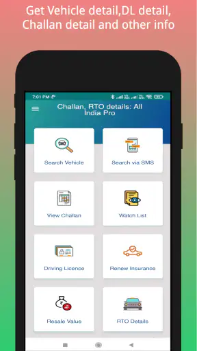 Challan, Vahan, RTO info:India screenshot