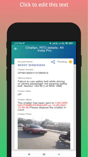 Challan, Vahan, RTO info:India screenshot
