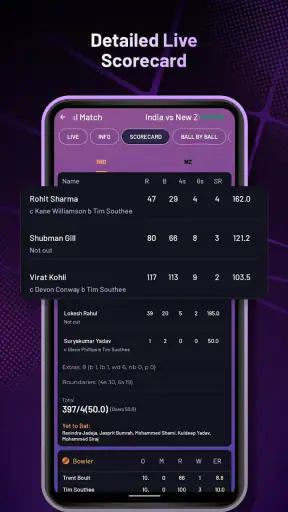 Champion Cricket Live Line screenshot