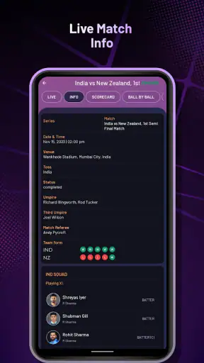Champion Cricket Live Line screenshot