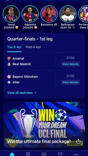 Champions League Official screenshot