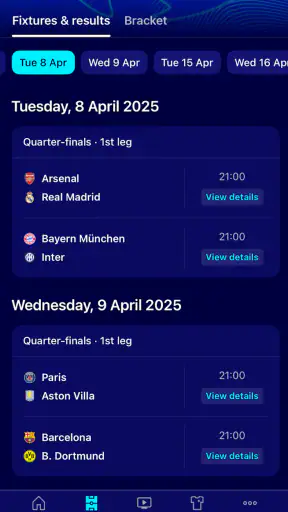 Champions League Official screenshot