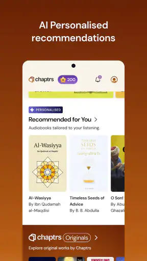 Chaptrs - Islamic Audiobooks screenshot