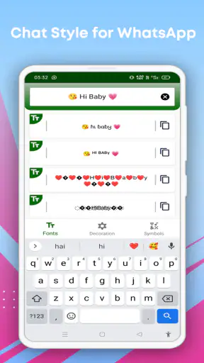 Chat Style for WA :Fonts screenshot