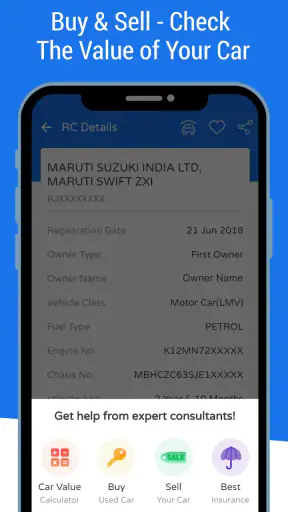 Check Vehicle Info screenshot