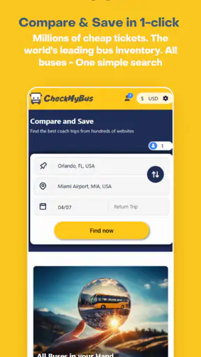 CheckMyBus: Find bus tickets! screenshot