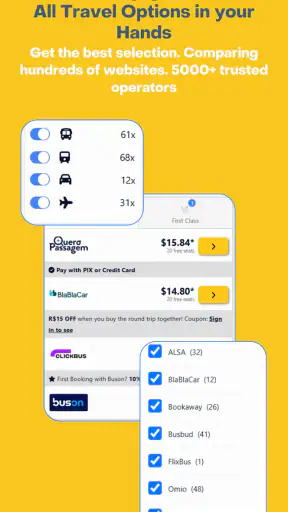 CheckMyBus: Find bus tickets! screenshot