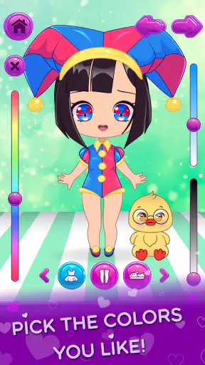 Chibi Dress Up Beauty Salon screenshot