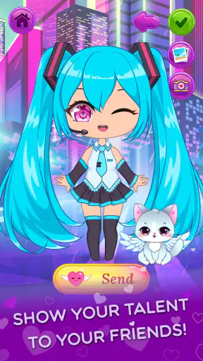 Chibi Dress Up Beauty Salon screenshot