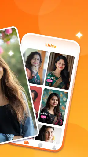 Chica: रैंडम लाइव वीडियो कॉल screenshot