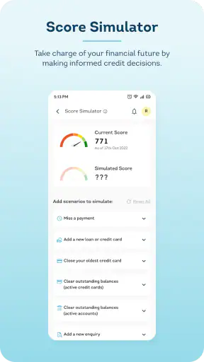 CIBIL® Score & Report screenshot
