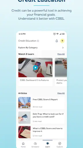 CIBIL® Score & Report screenshot