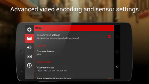 Cinema FV-5 Lite screenshot