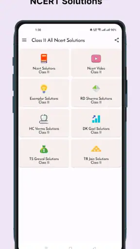 Class 11 NCERT Solutions screenshot