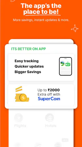Cleartrip Hotels, Flights, Bus screenshot