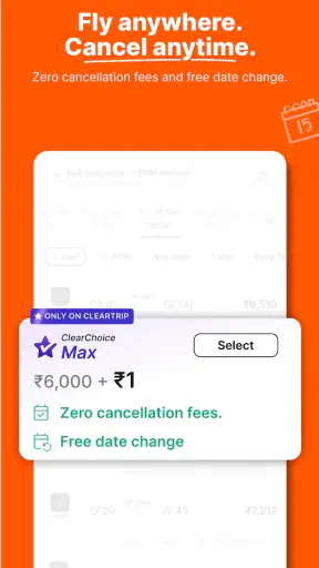 Cleartrip Hotels, Flights, Bus screenshot