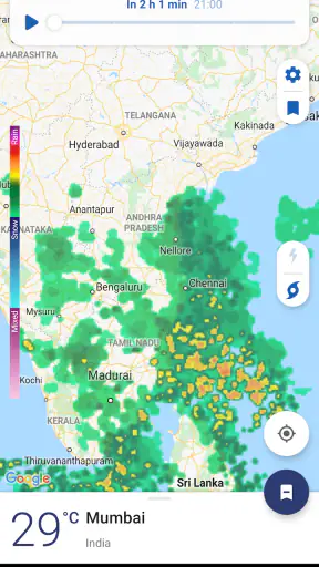 Clime: मौसम रडार लाइव और अलर्ट screenshot