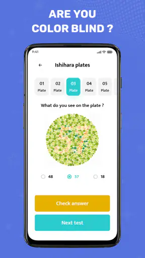Color Blindness Test: Ishihara screenshot