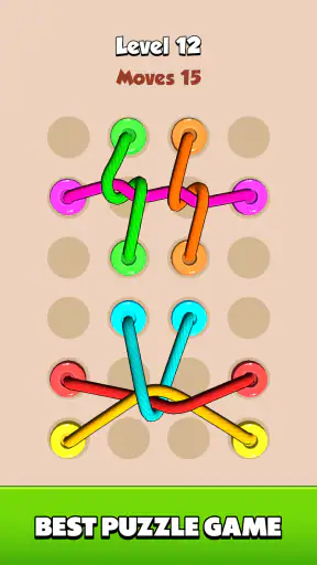 Color Tangled Rope 3D screenshot