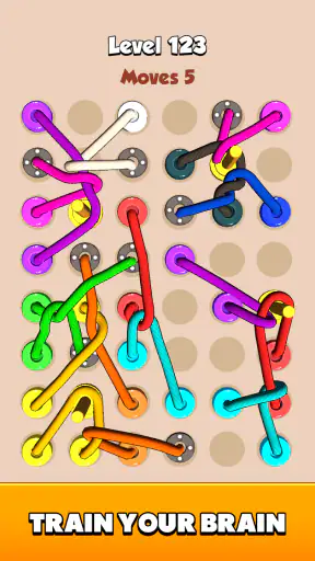 Color Tangled Rope 3D screenshot