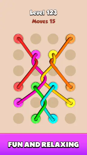 Color Tangled Rope 3D screenshot