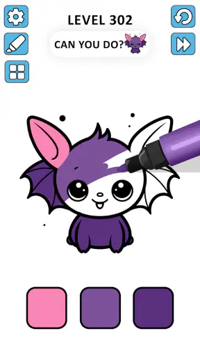 Coloring Page ASMR Drawing screenshot