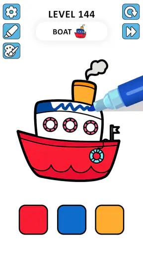 Coloring Page ASMR Drawing screenshot