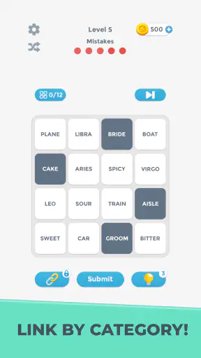 Connections Word Game screenshot