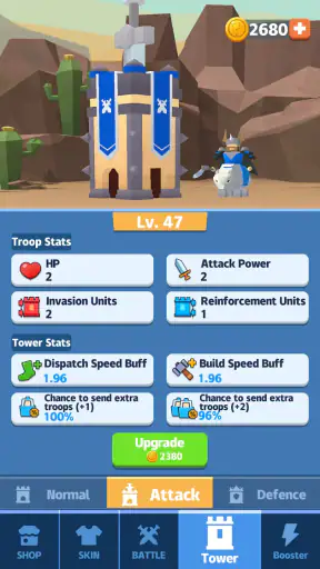 Conquer the Tower 2: War Games screenshot
