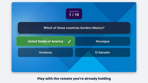 Couch Trivia Quiz party game screenshot