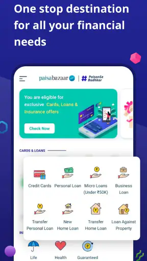 CreditScore, CreditCard, Loans screenshot