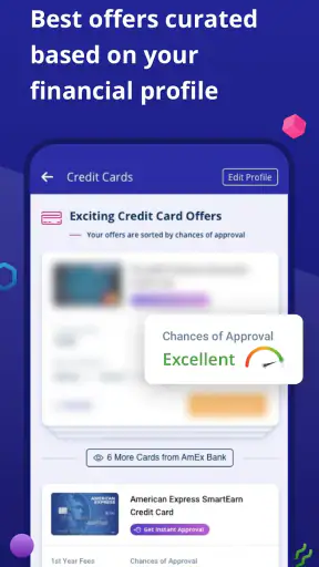 CreditScore, CreditCard, Loans screenshot