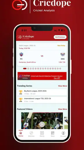 Cricdope - Cricket Prediction screenshot