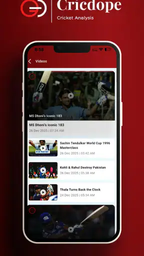 Cricdope - Cricket Prediction screenshot