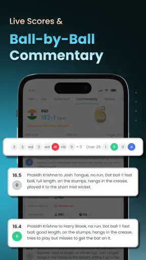 Cricket LineX: Fast Live score screenshot