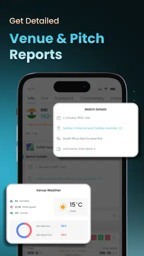Cricket LineX: Fast Live score screenshot