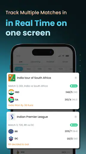 Cricket LineX: Fast Live score screenshot