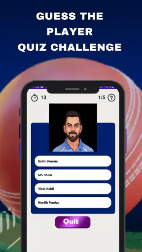 Cricket Quiz Game screenshot