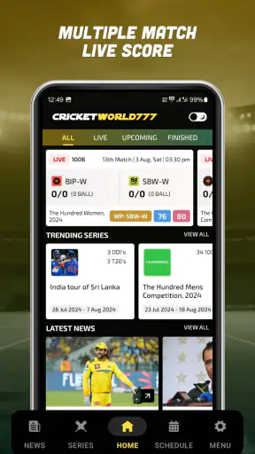Cricket World 777 - Live Line screenshot