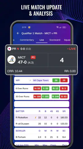 CricSmart - Cricket Live Line screenshot