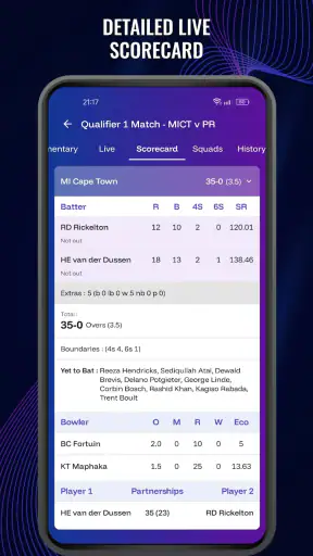 CricSmart - Cricket Live Line screenshot