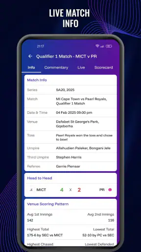 CricSmart - Cricket Live Line screenshot