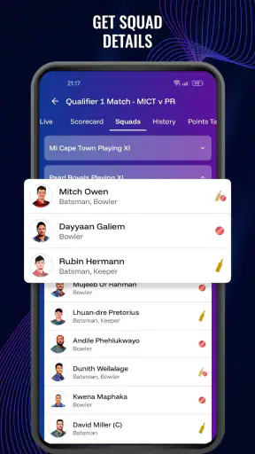 CricSmart - Cricket Live Line screenshot