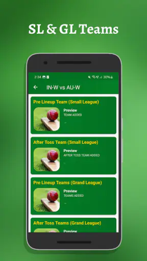 CricVric: GL SL Prediction App screenshot