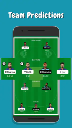 CricWizard:Team Prediction App screenshot