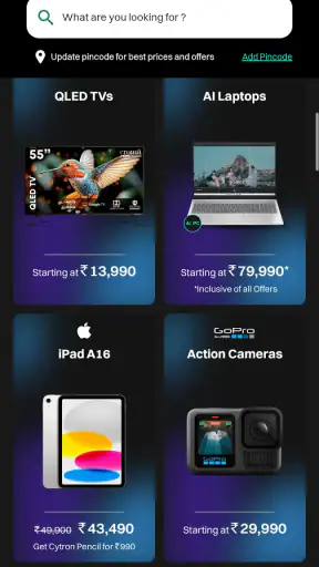Croma - Online Shopping App screenshot