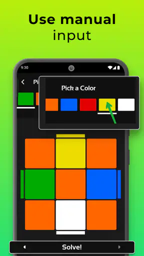 CubeX - Solver, Timer, 3D Cube screenshot