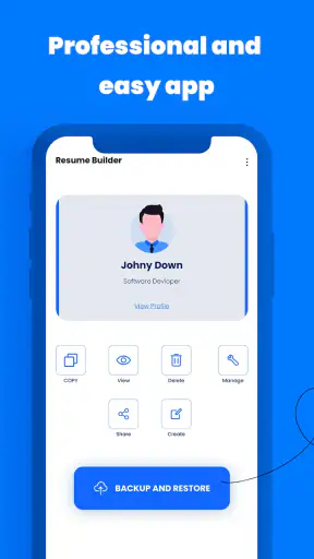 CV maker screenshot