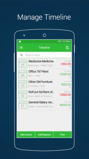 Daily Income & Expense Book screenshot